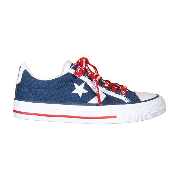 Misericordioso Rodeado Galaxia Converse estrella cordones azul - PIEZITOS ®